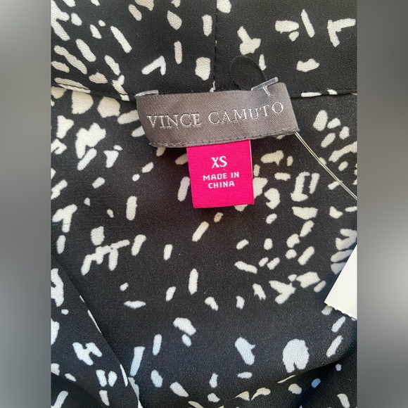 Vince Camuto Black and White Sleeveless Women's Top - Picture 5 of 7